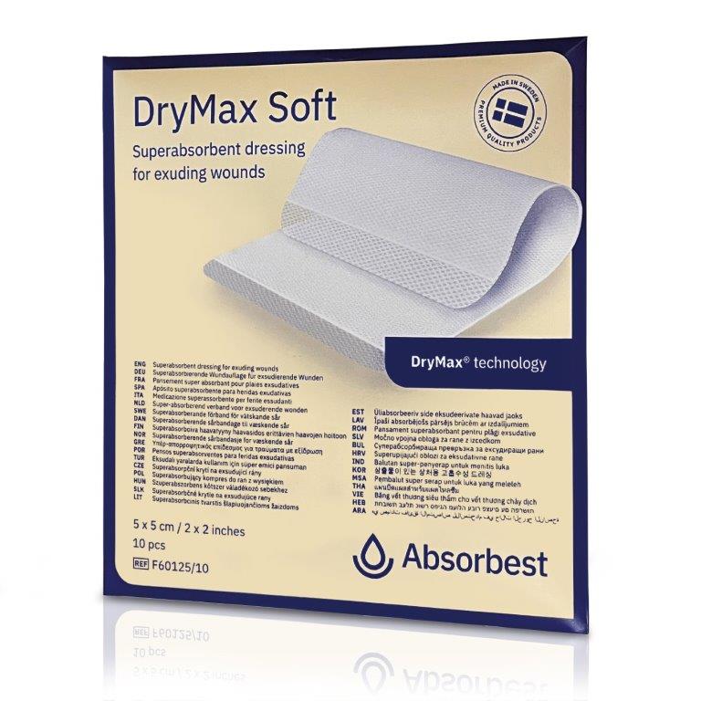 DryMax Soft superabsorbierende Wundauflage 10x10